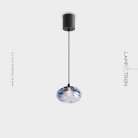 Подвесной светильник ANSEL B Цвет голубой. С лифтом Lampatron ansel-b-blue-lift 8724-24471