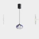 Подвесной светильник ANSEL B Цвет голубой. С лифтом Lampatron ansel-b-blue-lift 8724-24471