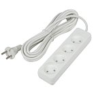 Розеточные блоки, удлинители Uniel S-CU4-5 WHITE Ultra
