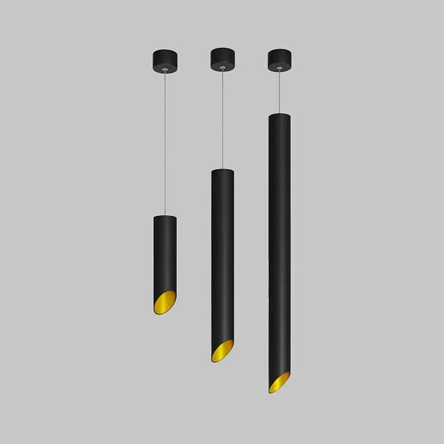 Подвесной светодиодный светильник Ledron SLC78008-7W-50-P Black-Gold Подвесной светодиодный светильник Ledron SLC78008-7W-50-P Black-Gold