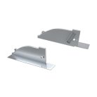 Заглушка Arlight 026791 ALM-ARC-Side серая левая с отверстием