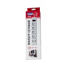 Розеточные блоки, удлинители Uniel S-GSR4-3 U2C1 WHITE/GREY Standard