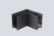 Соединитель для накладного шинопровода 220V угловой Crystal Lux CLT 0.215 04 BL