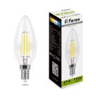 Лампа светодиодная Feron 38008 LB-713 Свеча E14 11W 4000K