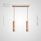 Готовая комбинация светильников EGBERT COMBO 2 лампы. Планка. Тип A Lampatron 7213-19774