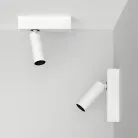 Накладной поворотный светодиодный светильник Ledron SAGITONY E S40 White-Black 4000K