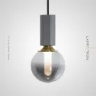 Подвесной светильник LAZARUS Цвет Серый + Латунь Lampatron 6998-19237