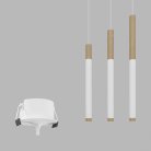 Подвесной (встраиваемый) светодиодный светильник Ledron SAGITONY R BASIC T40 Wooden 300 White