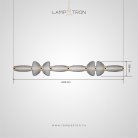 Реечный, рядный светильник HOLM LONG Размер L. Цвет дымчато-серый Lampatron f-holm-long-l-grey 8934-25834