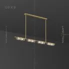 Реечный, рядный светильник LUCINA B LONG 8 ламп Lampatron 6141-16496