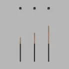 Подвесной светодиодный светильник Ledron HL012 Wooden 100 Black