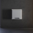 Накладка для розетки с заземлением, защитными шторками и крышкой, (серый) Voltum VLS000816 S70