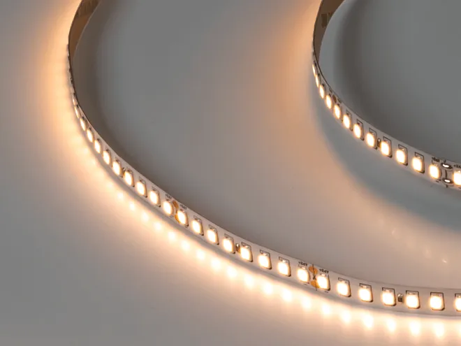 Лента светодиодная SWG SMD 2835, 160 LED/м, 14,4 Вт/м, 24В , IP20, Теплый белый 00-00003608