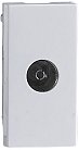 Розетка TV, 1мод., бел. (22.5х45мм), Donel DECF15W 45х45