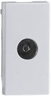 Розетка TV, 1мод., бел. (22.5х45мм), Donel DECF15W 45х45