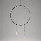 Подвесной светильник VILF Размер L (2 лампы). Цвет плафонов золото. Lampatron 1327-5089