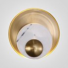 Бра Ginger &Amp; Jagger Pearl Wall Lamp Round Gold 144378-22 ImperiumLoft