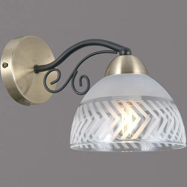 Бра ILLUMICO IL0435-1WSQ-24 BK AB SPICA Бра ILLUMICO IL0435-1WSQ-24 BK AB SPICA