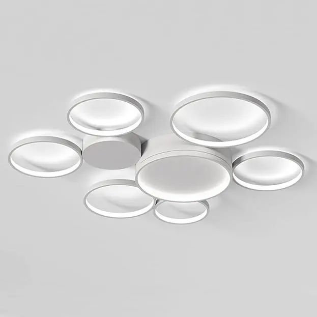 Потолочная Люстра В Виде Колец Twine 7 Rings White ImperiumLoft 204609-26