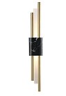 Настенный светильник Crystal Lux CARTA AP6W LED BLACK/BRASS