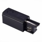 Левый токоподвод для трехфазного шинопровода ST Luce ST030.409.10L Черный