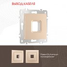 Вывод кабеля Arte Milano 206.49-1.shampan am