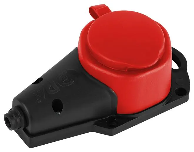 Розеточные блоки, удлинители ЭРА KX-1e-RED-IP44