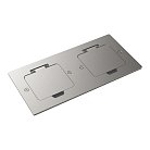 Лючок Surface 4 мод. (2 мод. 45х45 мм.), никель Donel DFB22MRN DFB