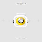 Точечный свет REXTON B 1 лампа. Цвет Белый + Желтый. Теплый свет Lampatron rexton-b-white-yellow-warm-light-1 4458-11288