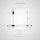 Реечный, рядный светильник TIME TUNNEL WAVY Размер L. Пульт ДУ Lampatron 8895-25159
