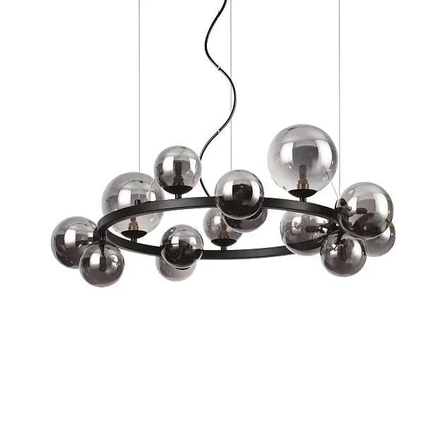 Подвесной светильник Ideal Lux 271385 PERLAGE SP14 NERO