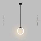 Подвесной светильник NILS Стойка. Размер S. Цвет Черный. Теплый свет Lampatron 7784-21951