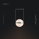 Подвесной светильник NICLIS Размер S. Цвет Черный Lampatron niclis-s-black 7614-21290