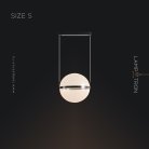 Подвесной светильник NICLIS Размер S. Цвет Черный Lampatron niclis-s-black 7614-21290