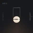 Подвесной светильник NICLIS Размер S. Цвет Черный Lampatron niclis-s-black 7614-21290