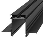 Трек низковольтный встраиваемый, черный SWG SY-С-SL-601201-RC-2-BL, 2м RU PCB Серебро Муар 00-00013254