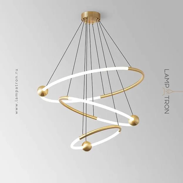 Кольцевые люстры и светильники ECLIPTICA Цвет: Латунь Lampatron ecliptica-brass 8189-22411 Кольцевые люстры и светильники ECLIPTICA Цвет: Латунь Lampatron ecliptica-brass 8189-22411
