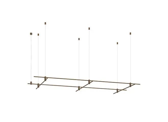 Основание для модульных светильников Donolux DL20225L2000x2L1000x3C B.Bronze Code 1.2