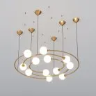 Подвесной светильник Bogate's 359/12 латунь Brook a057631