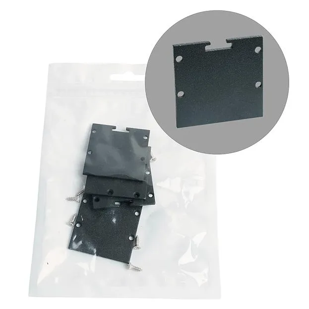 Заглушка без отверстия для профиля CAB256, (комплект 4шт) Feron 52094 LD240