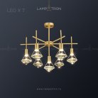 Люстра GLASGOW CH 7 ламп Lampatron f-glasgow-ch-7 4652-11760