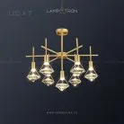 Люстра GLASGOW CH 7 ламп Lampatron f-glasgow-ch-7 4652-11760