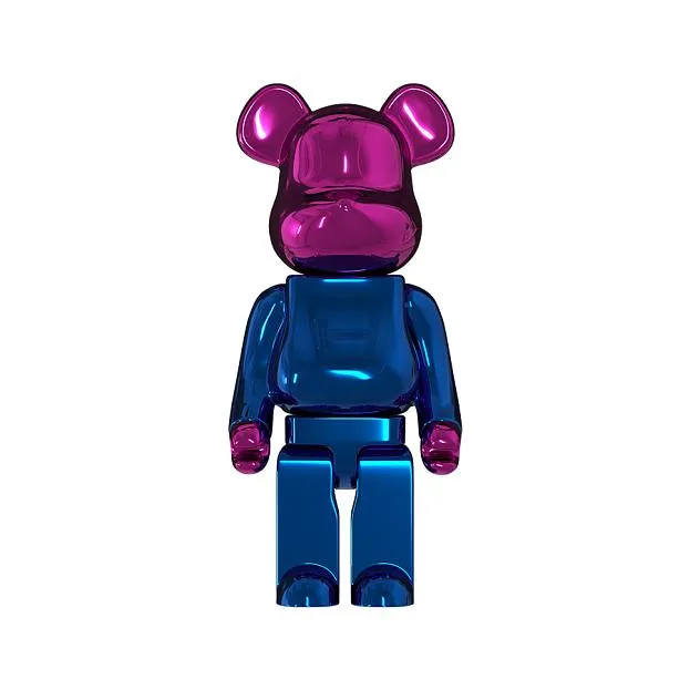 Статуэтка BEAR Middle LeDron BN96 Pink+Blue