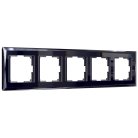 Рамка на 5 постов Werkel W0051208 Diamant (черный) a051443