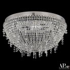 Люстра светодиодная хрустальная с пультом APL LED SH501.2.50.B.LED-DIM.Ni Sicilia