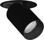 Встраиваемый светодиодный светильник Donolux DL18621/01R Black Dim DL18621