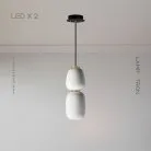 Подвесной светильник HEMING B 2 лампы Lampatron heming-b-2 7548-21098