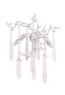 Бра Crystal Lux REINA AP3 SILVER PATINA