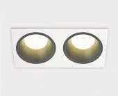 Встраиваемый светильник ItalLine IT08-8013 black 3000K 2 шт + IT08-8015 white