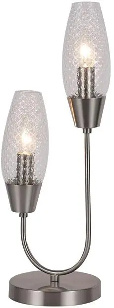 Интерьерная настольная лампа Escada 10165/2 Nickel Desire